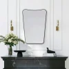 Miroir mural moderne asymétrique 70 cm - style organique CODY