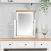 Miroir pour meuble coiffeuse blanc NAXOS