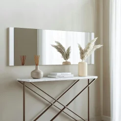 Miroir rectangulaire noir à suspendre ou poser 120 cm CODY