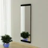 Miroir rectangulaire noir 120 cm - à poser ou suspendre CODY
