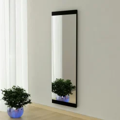 Miroir rectangulaire noir 120 cm - à poser ou suspendre CODY