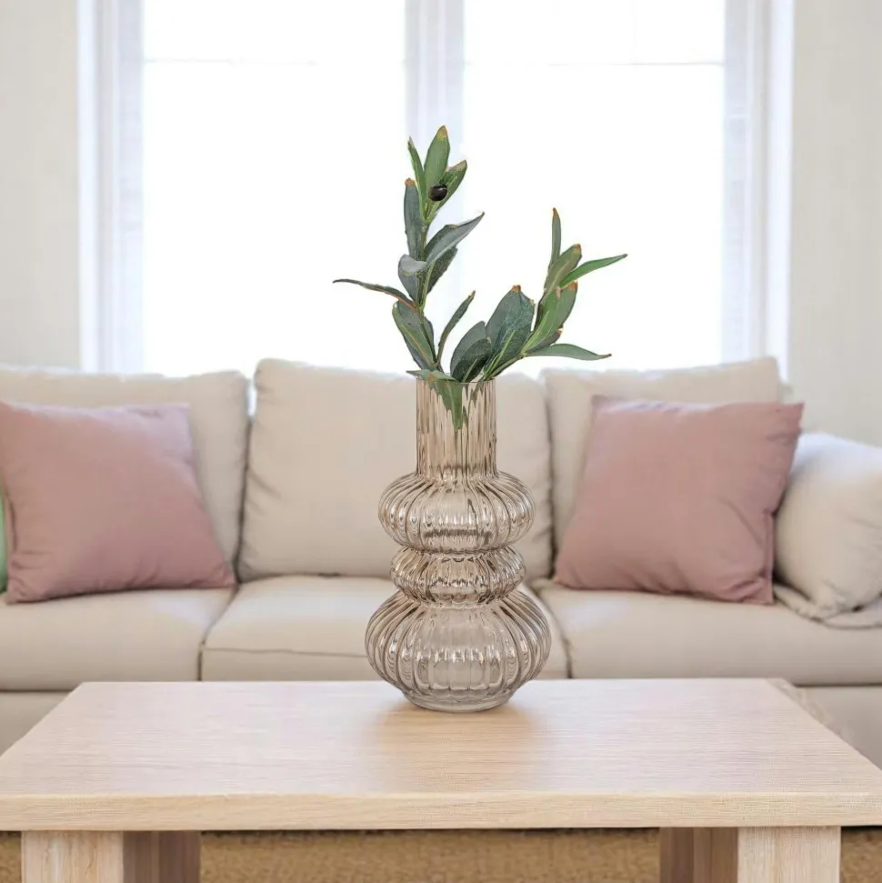 Panier de rangement en coton beige pour la maison (lot de 3)