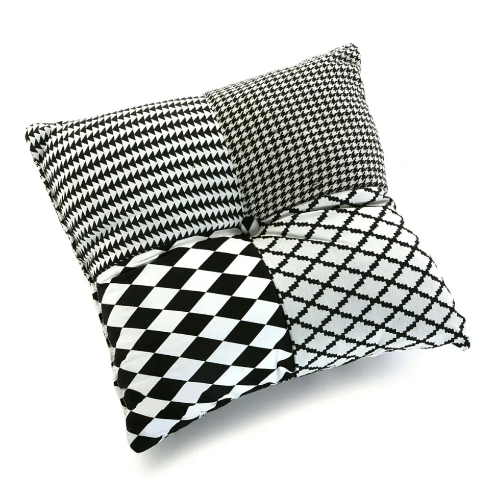 Panier rectangle compartimenté noir à anse