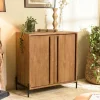Petit buffet en teck recyclé 2 portes 84 cm SWING