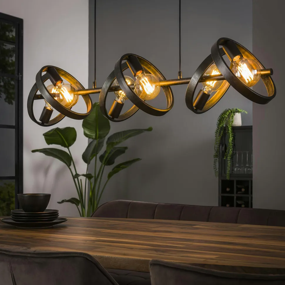 Plafonnier design 2 anneaux RALF