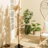Porte-manteau arbre teck naturel MANAK