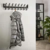 Portemanteau mural anthracite 16 patères RALF