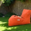 Pouf bain de soleil XXL imperméable – orange ARTA