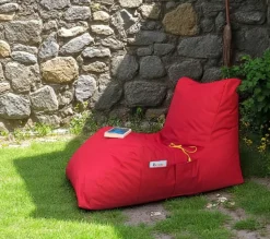 Pouf bain de soleil XXL imperméable – bleu ARTA