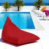 Pouf berlingot extérieur rouge ARTA