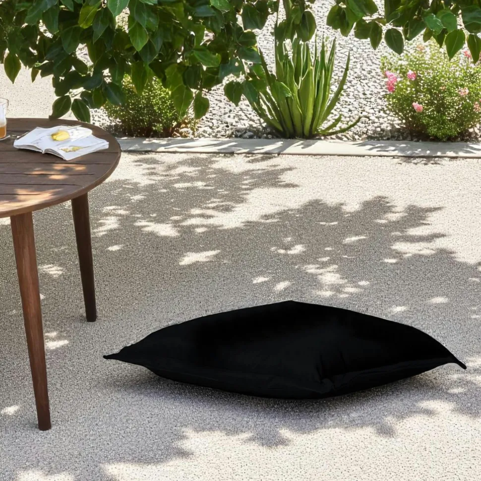 Pouf coussin de sol extérieur imperméable - violet ARTA