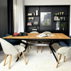 Rallonge en chêne huilé pour table 180 cm et 220 cm PALERME
