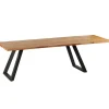 Rallonge pour table à manger 200 cm finition miel COSTENTA
