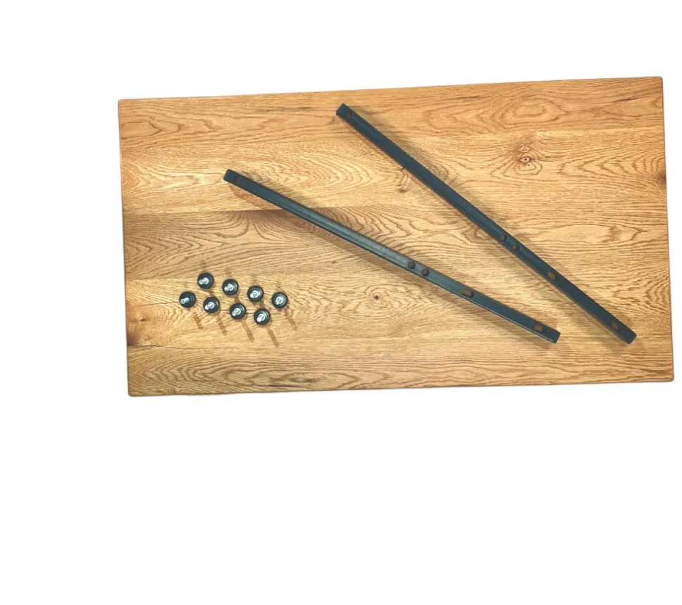 Rallonge pour table bords droits (180/200/240) chêne huilé ETNA