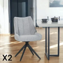 Rallonge pour table ronde extensible en chêne huilé 140 cm PALERME (50 cm)