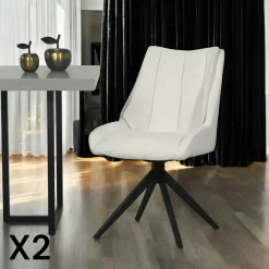 Rallonge pour table ronde extensible en chêne huilé 140 cm PALERME (50 cm)