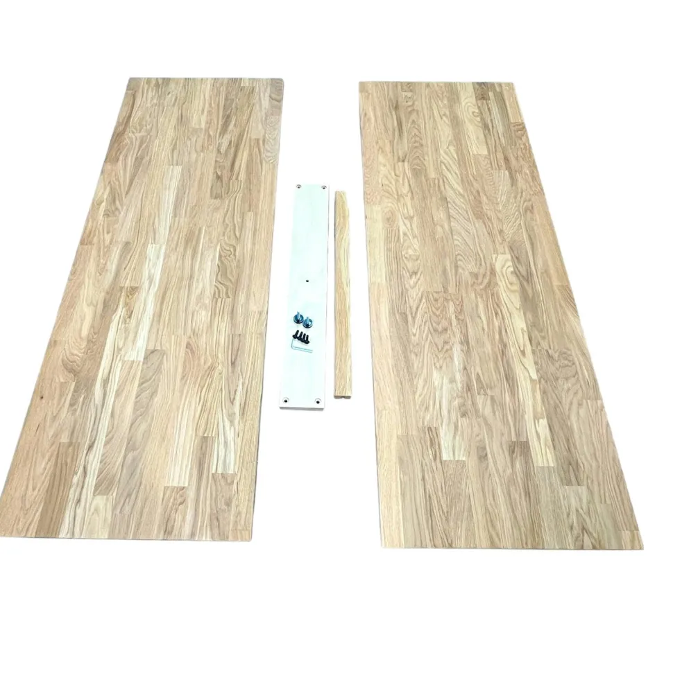 Rallonges pour table extensible en chêne huilé 140-340 cm (lot de 2) COLOGNE