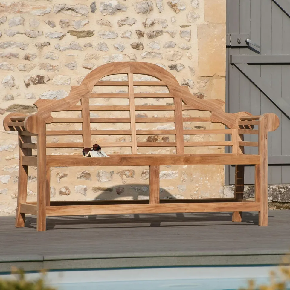 Salon de jardin en Teck table ovale 200/300cm 8 chaises SUMMER