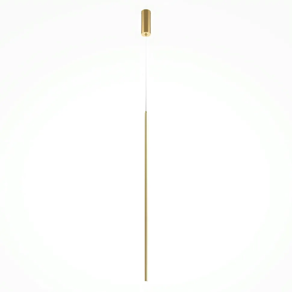Suspension design dorée – 1 barre verticale LED 415 cm SALEM