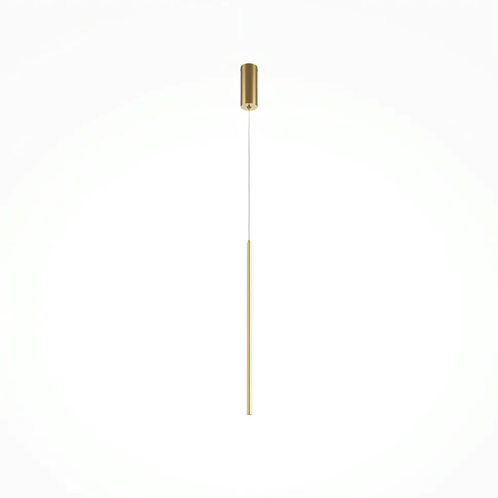 Suspension design dorée – 1 barre verticale LED SALEM