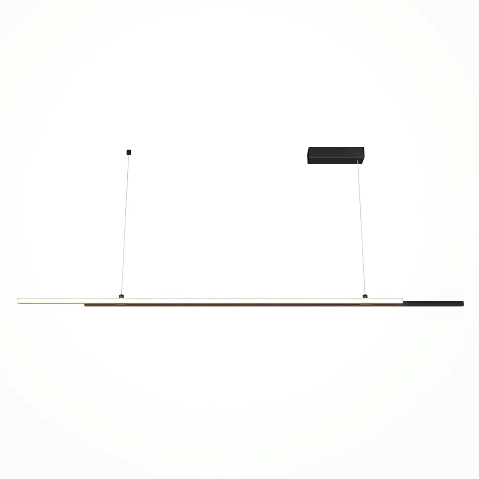 Suspension design LED – double barre dorée minimaliste SALEM
