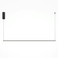 Suspension design LED – barre horizontale noire 120 cm SALEM