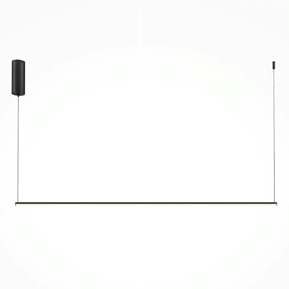 Suspension design LED – barre horizontale noire 120 cm SALEM