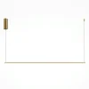Suspension design LED – barre horizontale dorée 120 cm SALEM