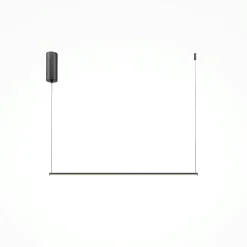 Suspension design LED – barre horizontale noire SALEM