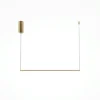 Suspension design LED – barre horizontale dorée SALEM