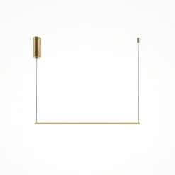 Suspension design LED – barre horizontale dorée SALEM