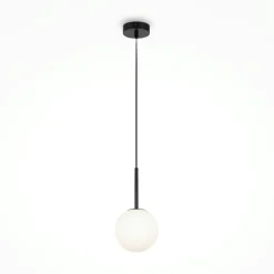 Suspension industrielle 1 lampe anneaux croisés TRIBECA
