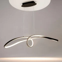 Suspension LED design - ruban doré style minimaliste AVA