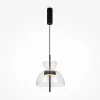 Suspension LED moderne - verre silhouette cloche NORA