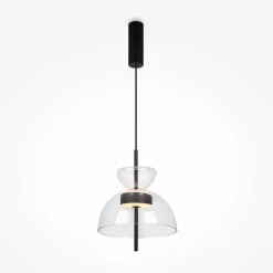 Suspension LED moderne - verre silhouette cloche NORA