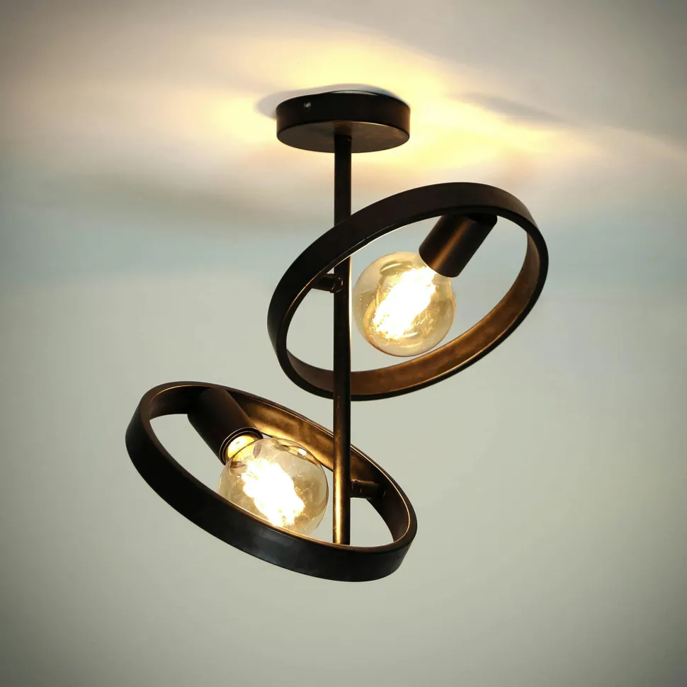 Suspension luminaire 8 anneaux RALF