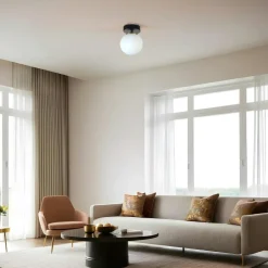 Suspension moderne chic métal crème & doré, 3 abat-jour SINOP