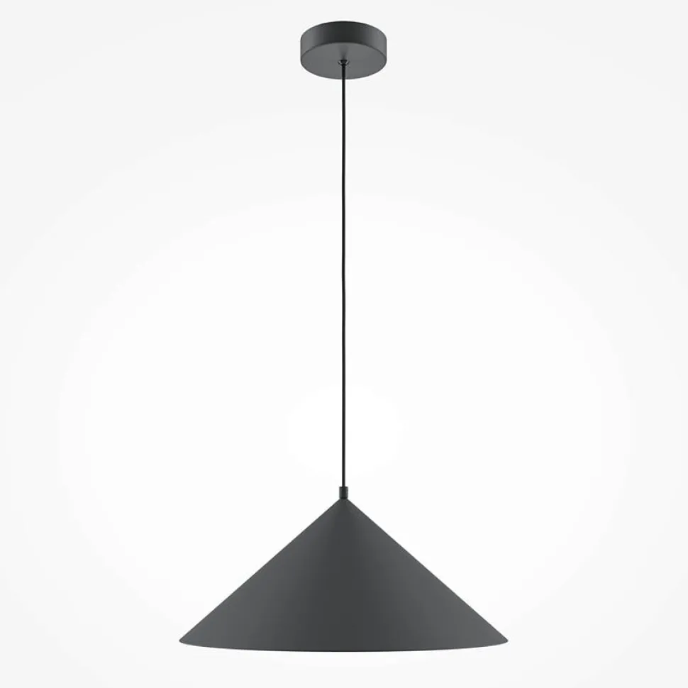 Suspension moderne de cuisine - cône blanc mat FLORA