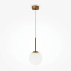 Suspension moderne noir & blanc – 5 globes en grappe DELTONA