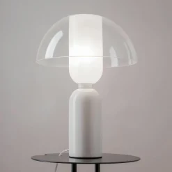 Suspension noire & blanche en verre - forme sablier WINDER