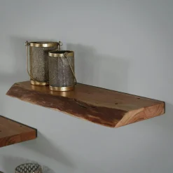 Table à manger bois d'acacia métal 180 MELBOURNE