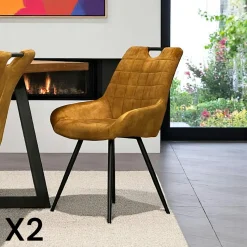 Table à manger en bois massif d'acacia avec bords arrondis 215 cm MELBOURNE