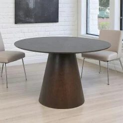 Table à manger ovale en bois clair 160 cm LISBONNE