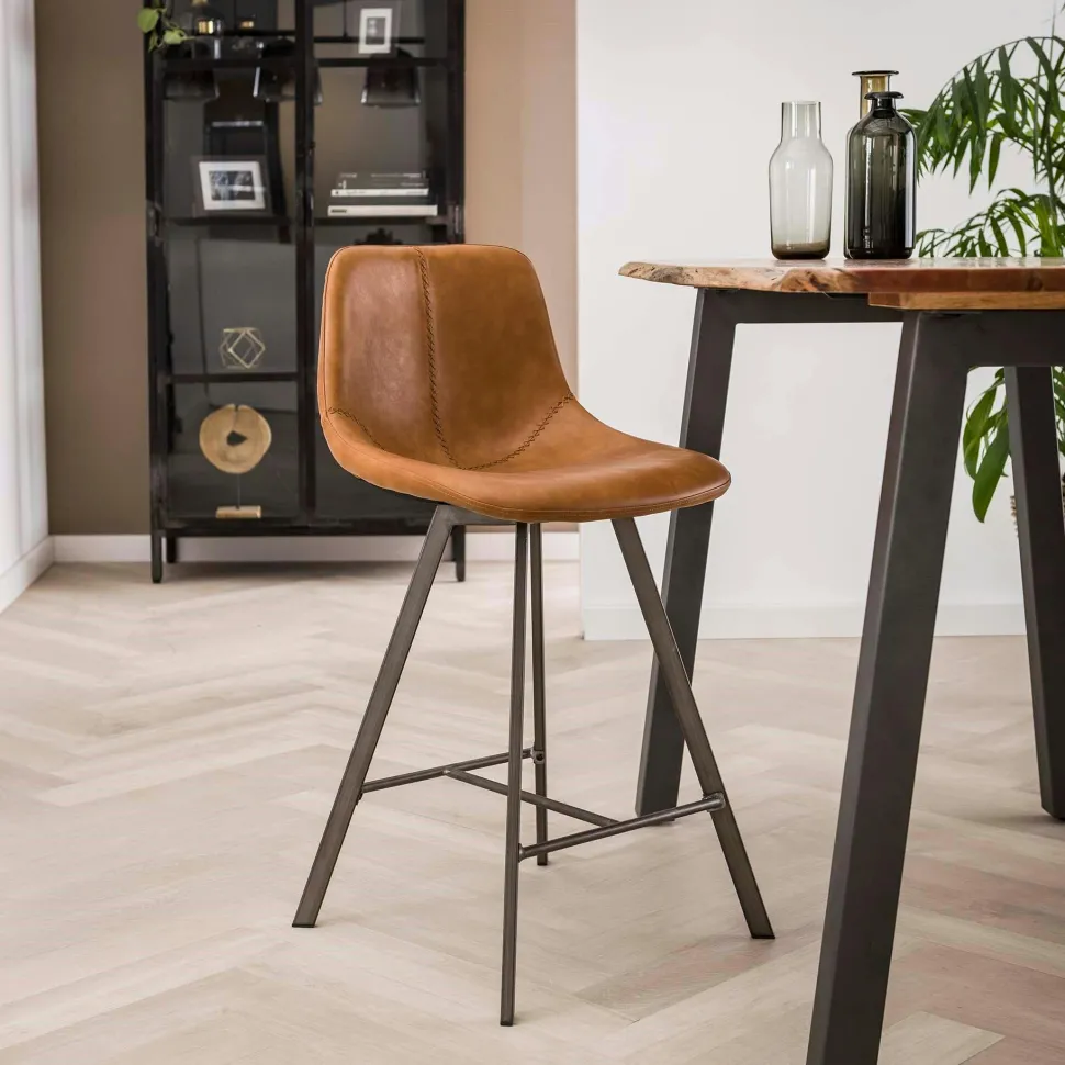 Table à manger ovale en marqueterie de chêne 200 cm ARLINGTON