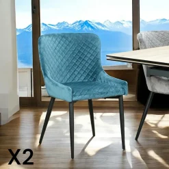 Table à manger ronde en marqueterie de chêne 120 cm ARLINGTON