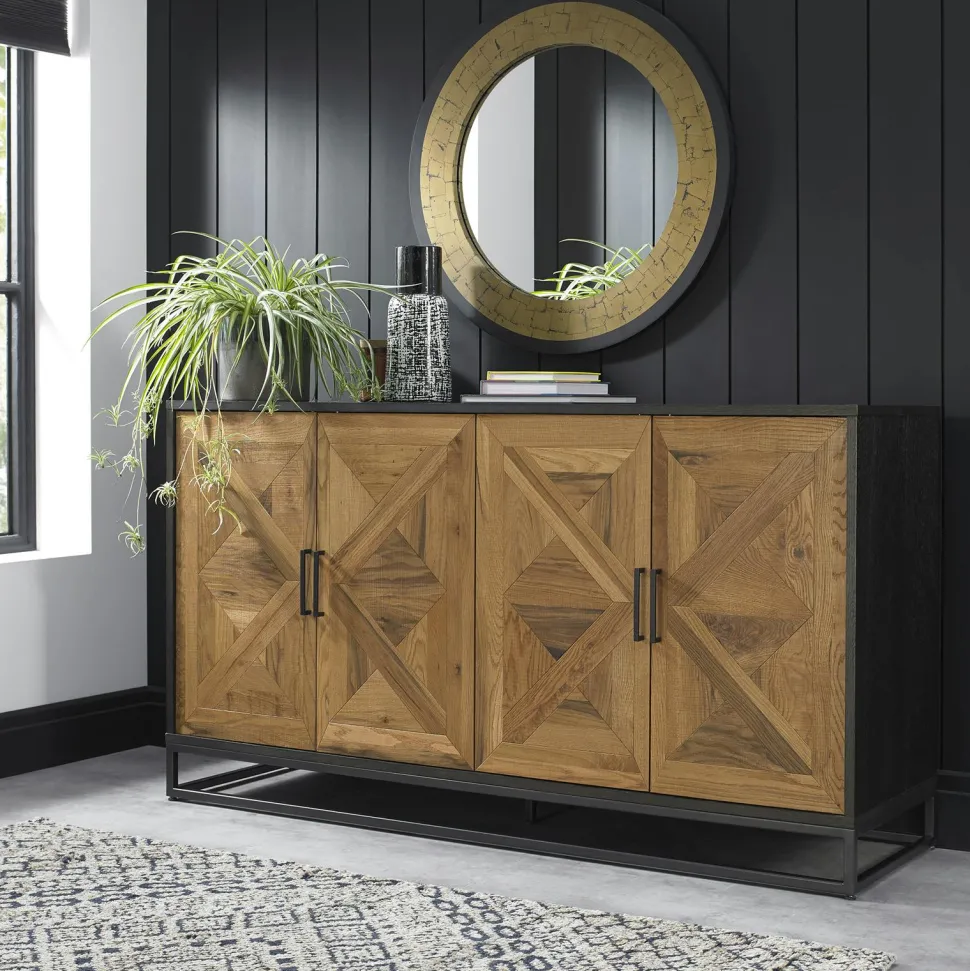 Table basse carrée style atelier SWING