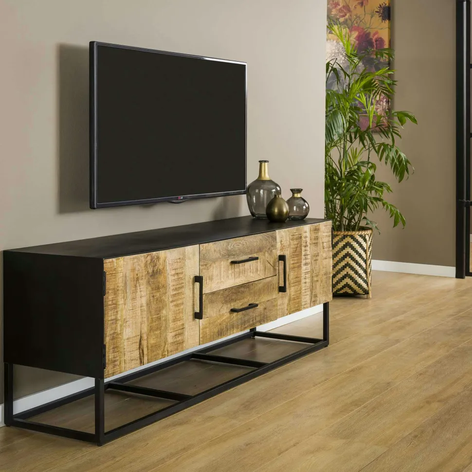 Table basse carrée style atelier SWING