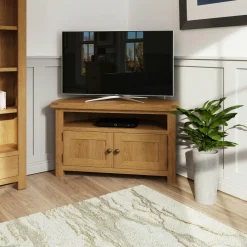Table basse en bois clair 2 tiroirs PUERTO