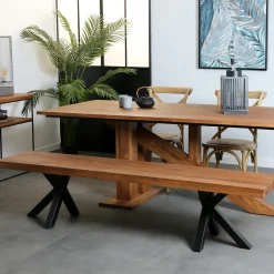Table basse gigogne en céramique forme design (lot de 2 pièces) LOMBARDIE