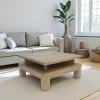 Table basse hévéa 70cm HELENA
